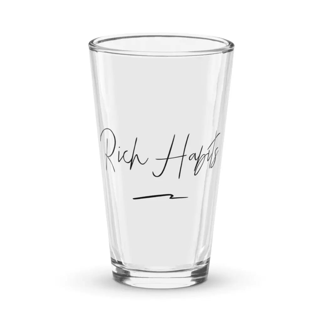 Shaker pint glass