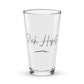 Shaker pint glass