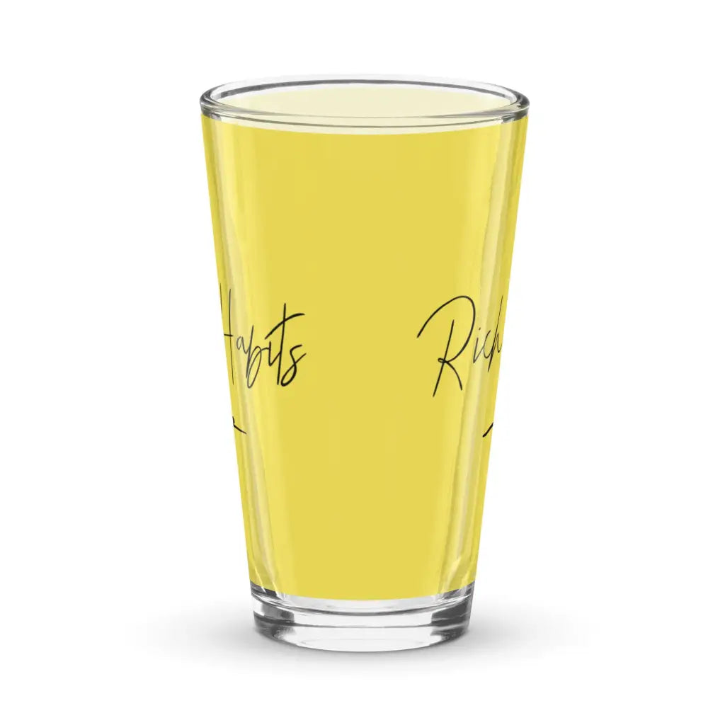 Shaker pint glass