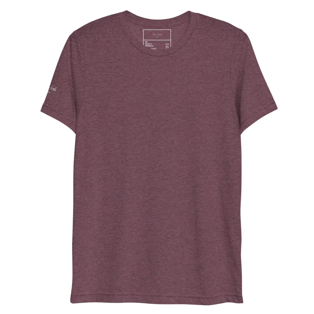 Short sleeve t-shirt - Maroon Triblend / XS