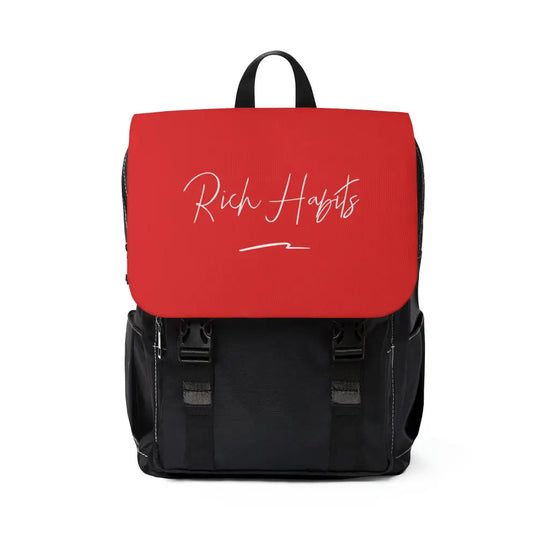 Red Shoulder Backpack - One size - Bags