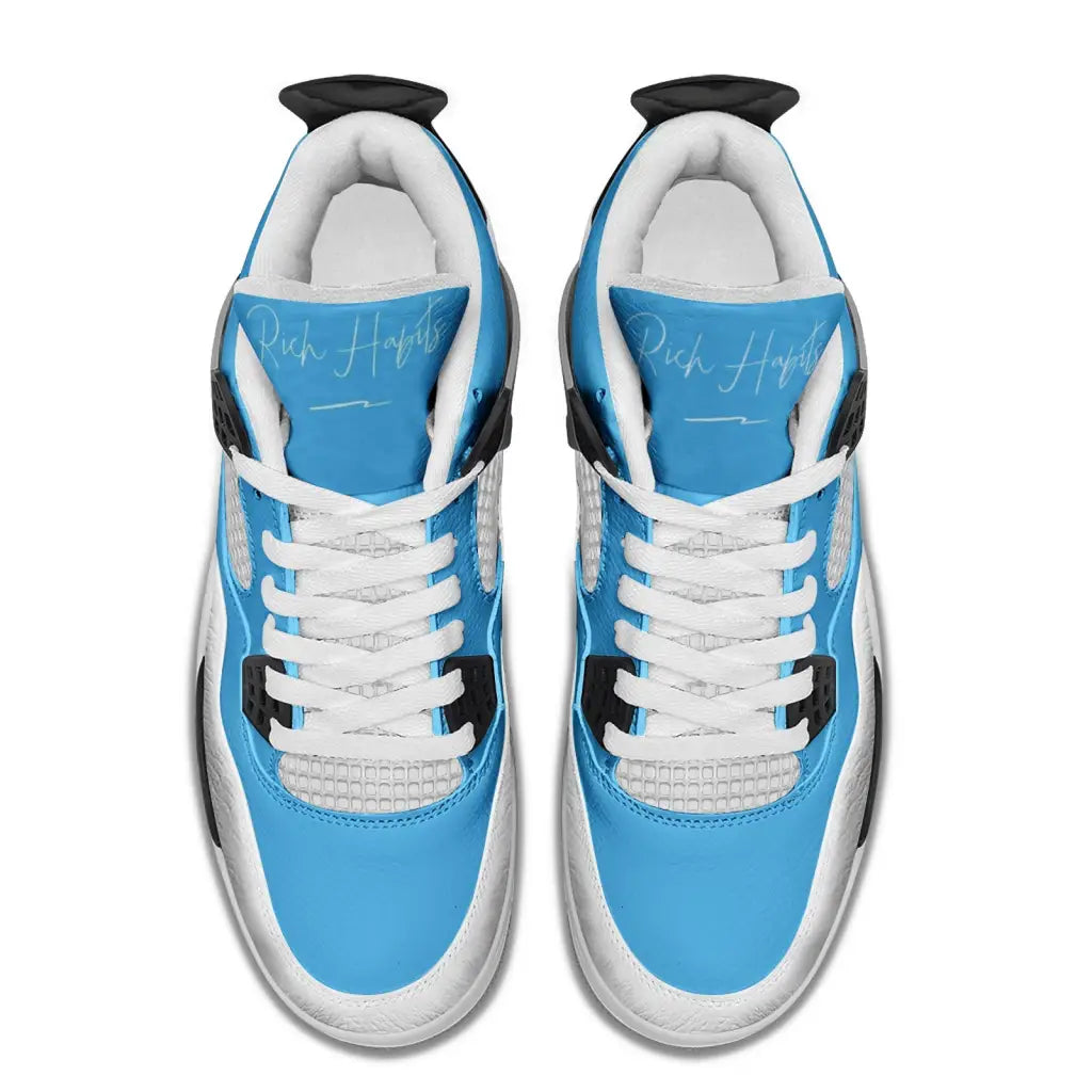 RH4 Skyblue/White Fashion Sneakers - Shoes