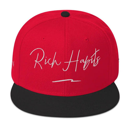 Snapback Hat - Black / Red