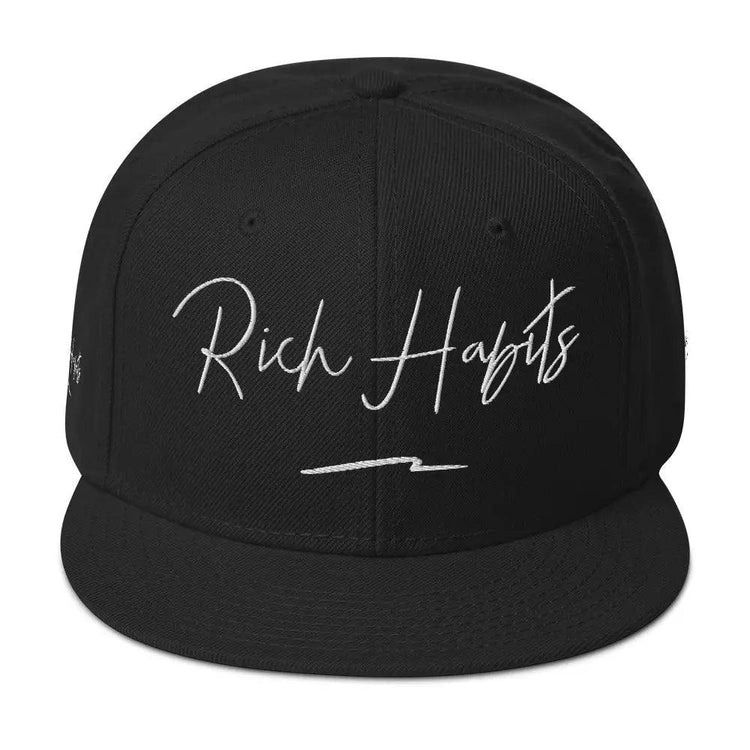 Snapback Hat - Black