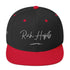 Snapback Hat - Black/ Red