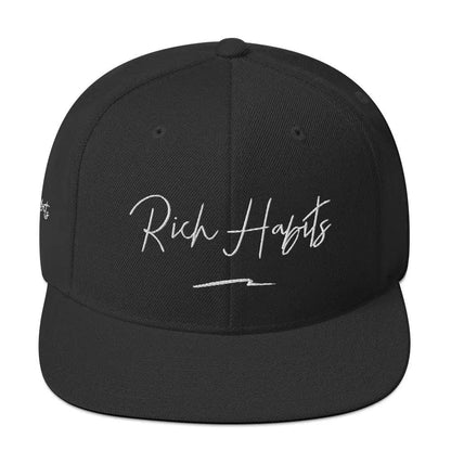 Snapback Hat - Black