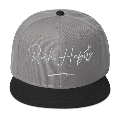 Snapback Hat - Black / Gray