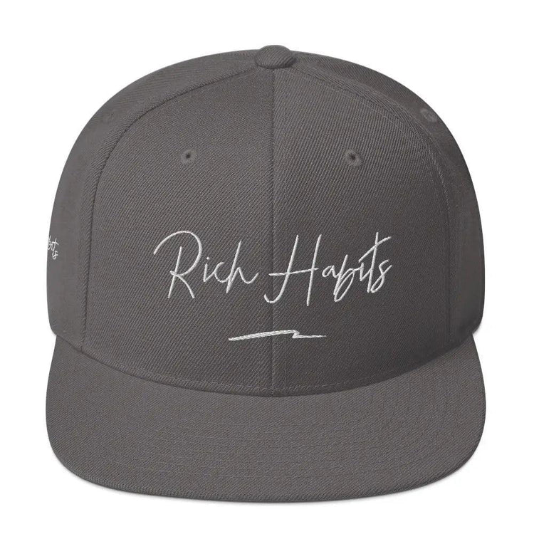 Snapback Hat - Dark Grey