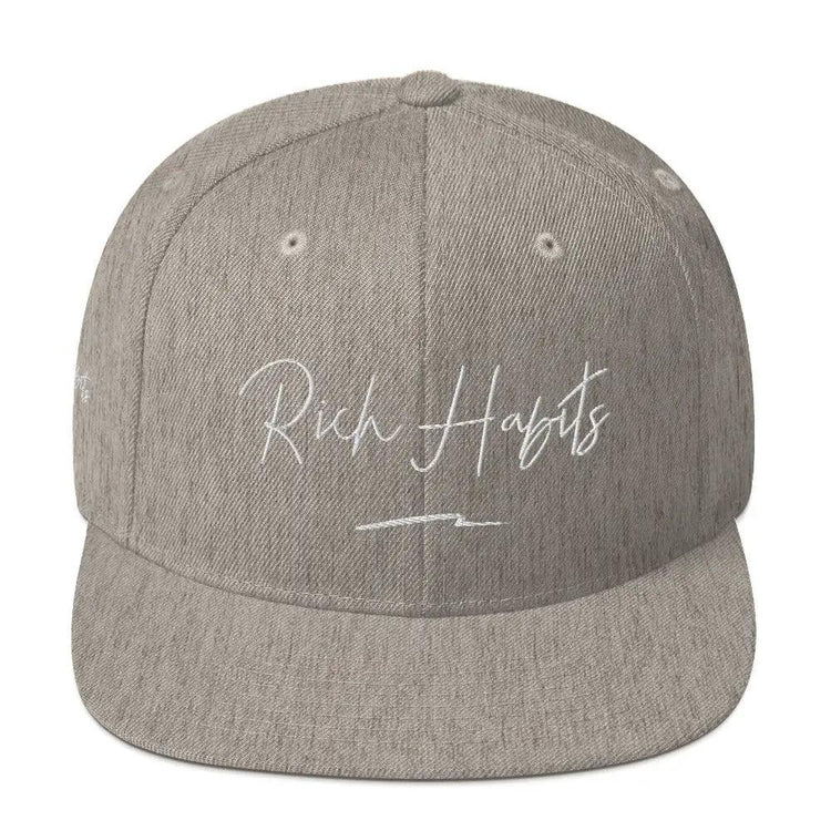 Snapback Hat - Heather Grey