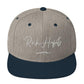 Snapback Hat - Heather Grey/ Navy