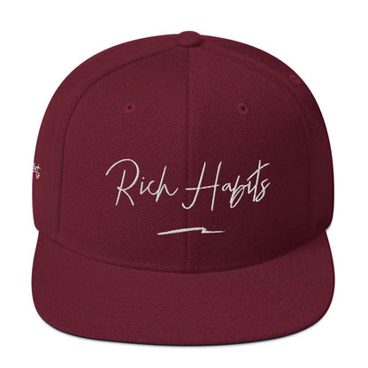 Snapback Hat - Maroon