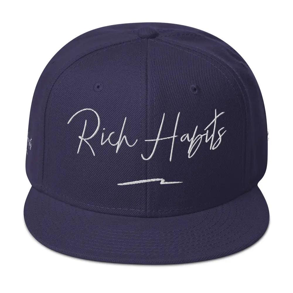 Snapback Hat - Navy blue