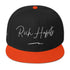 Snapback Hat - Orange / Black