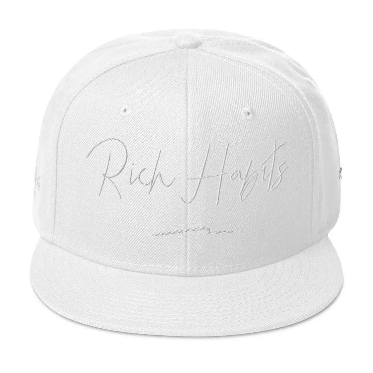 Snapback Hat - White