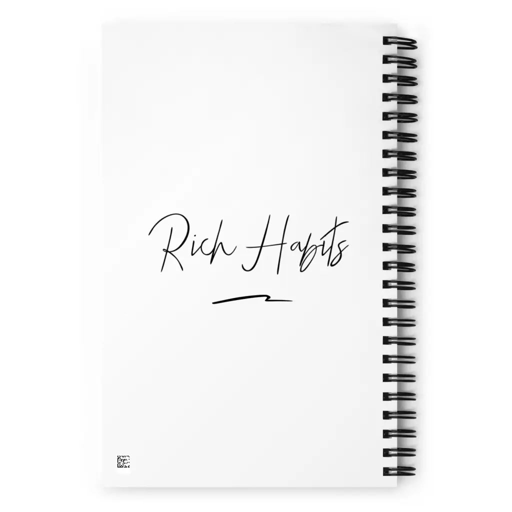 Spiral notebook white