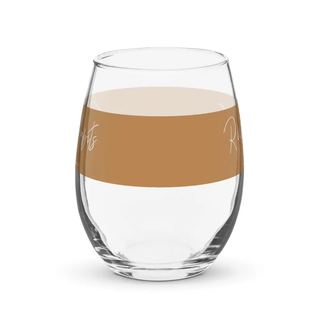 Stemless wine glass