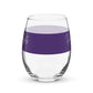 Stemless wine glass