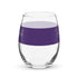 Stemless wine glass