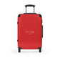 Red Suitcase - Medium / Black - Bags