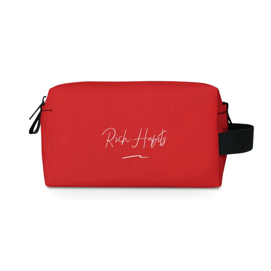 Red Toiletry Bag - 7.5” x 4” 3.8” - Bags