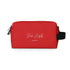 Red Toiletry Bag - 7.5” x 4” 3.8” - Bags