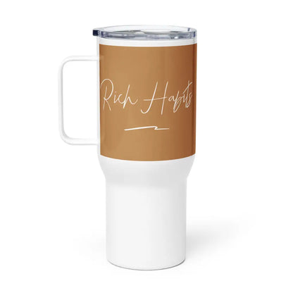 Travel mug with a handle