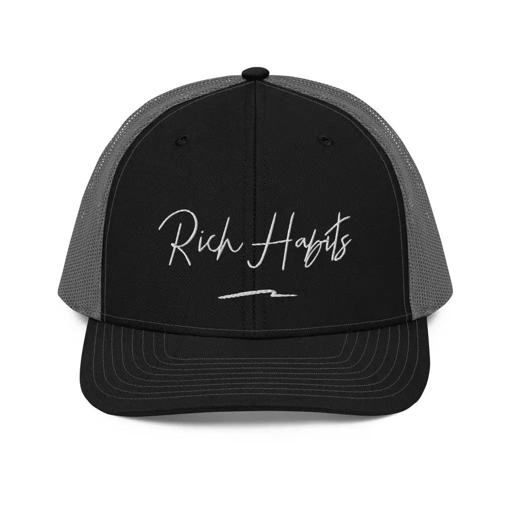 Trucker Cap - Black / Charcoal