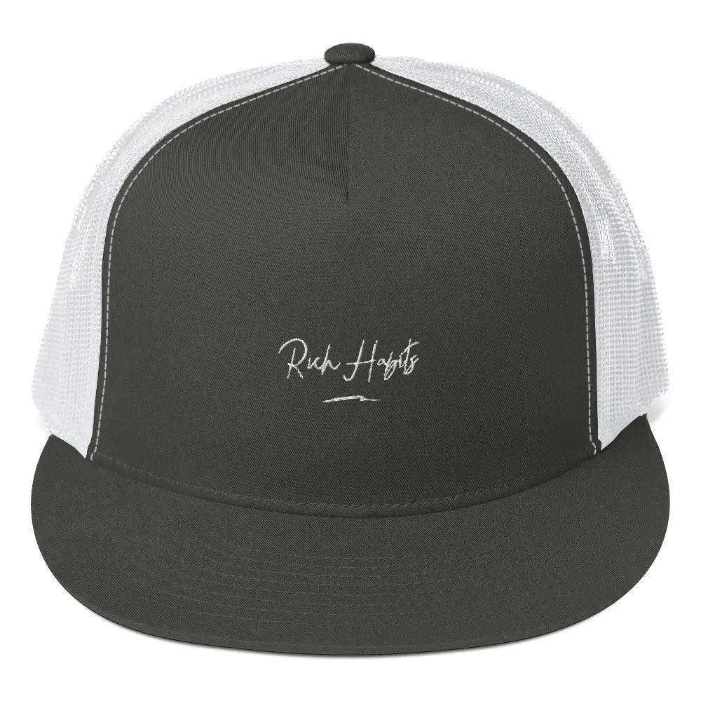 Trucker Cap - Charcoal/ White