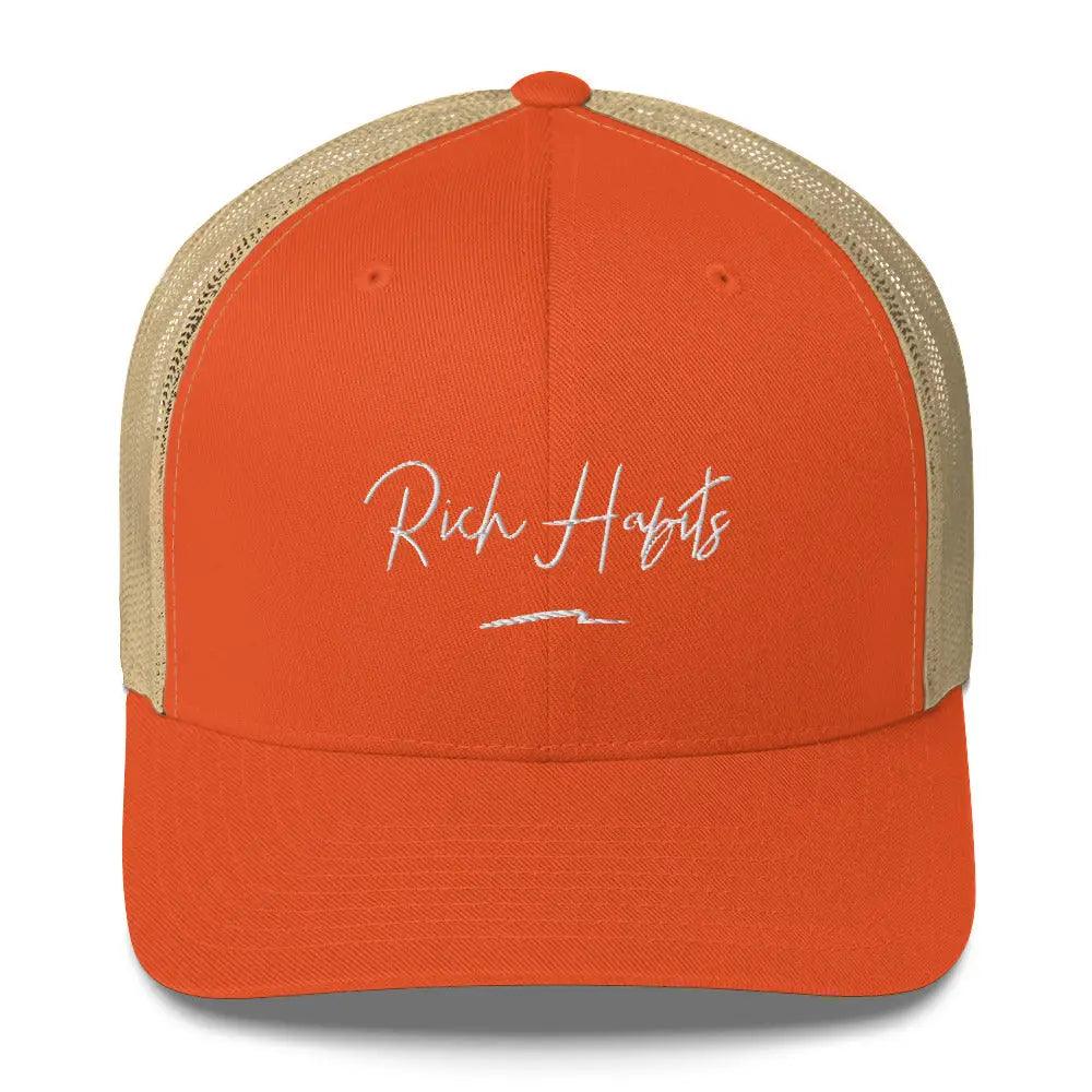 Trucker Cap - Rustic Orange/ Khaki