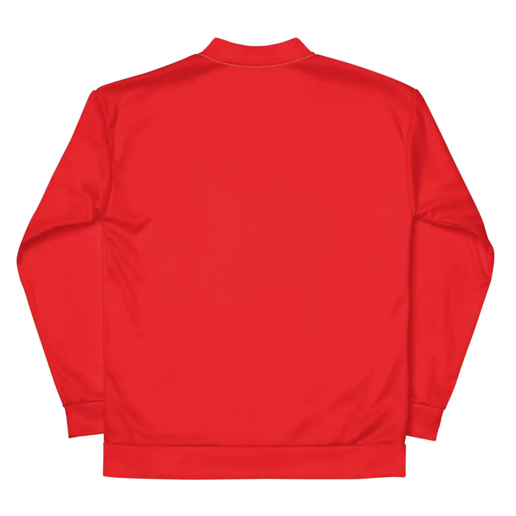 Red Unisex Bomber Jacket