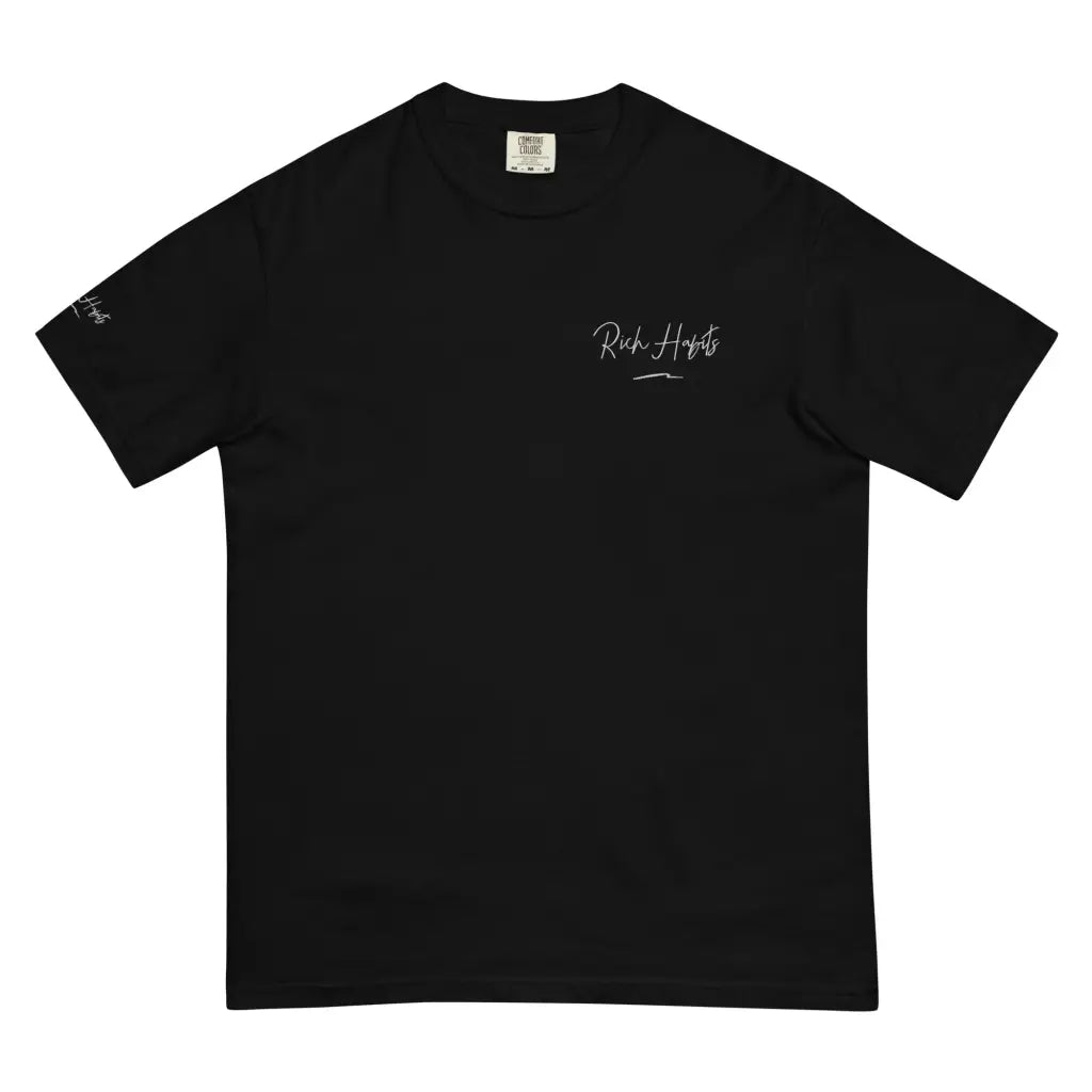 Unisex garment-dyed heavyweight t-shirt - Black / S