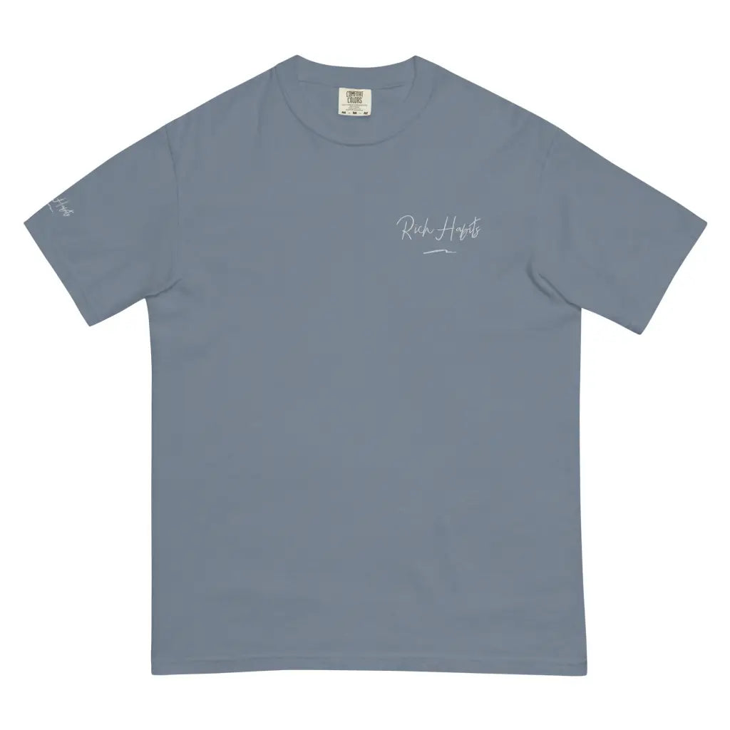 Unisex garment-dyed heavyweight t-shirt - Blue Jean / S