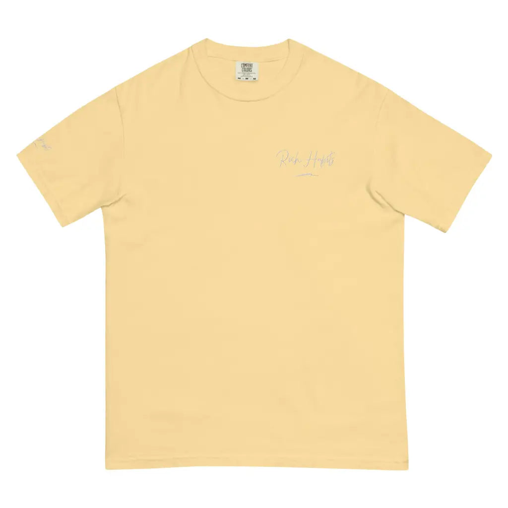 Unisex garment-dyed heavyweight t-shirt - Butter / S