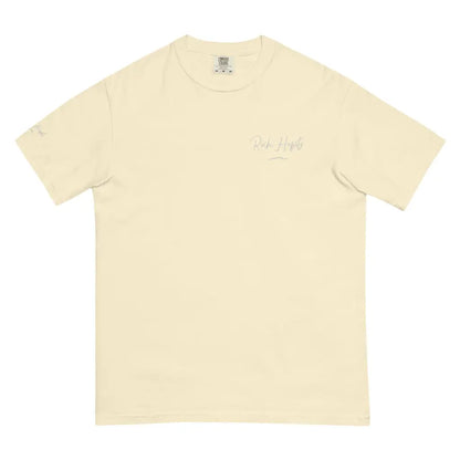 Unisex garment-dyed heavyweight t-shirt - Ivory / S