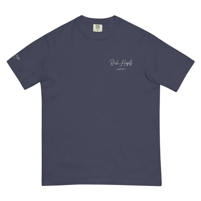 Unisex garment-dyed heavyweight t-shirt - True Navy / S