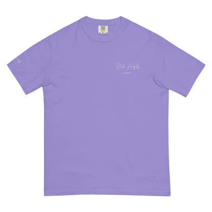 Unisex garment-dyed heavyweight t-shirt - Violet / S