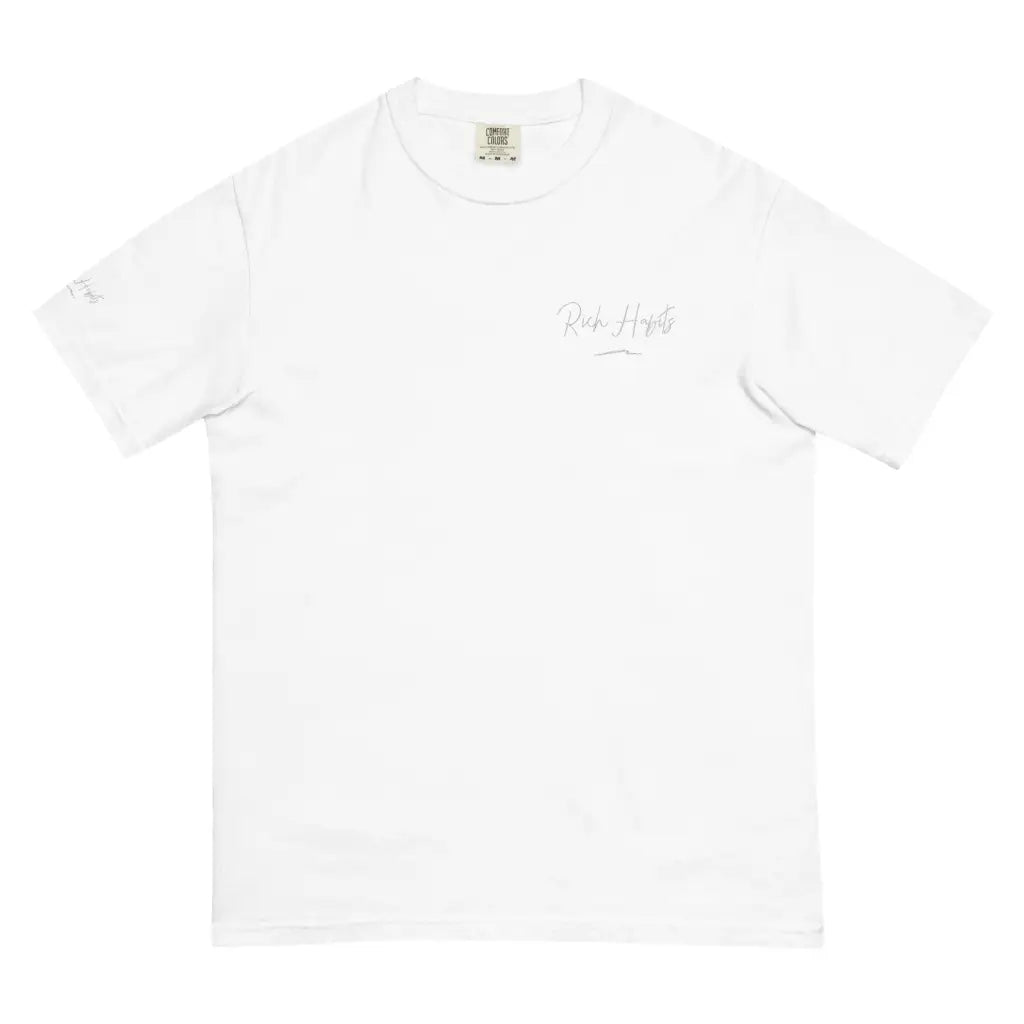 Unisex garment-dyed heavyweight t-shirt - White / S