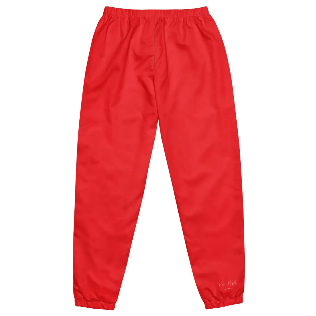 Red Unisex track pants