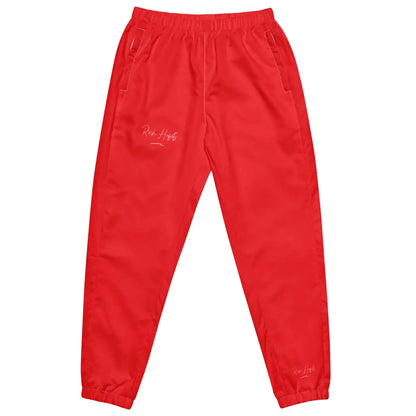 Red Unisex track pants - White / XS