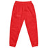 Red Unisex track pants - White / XS