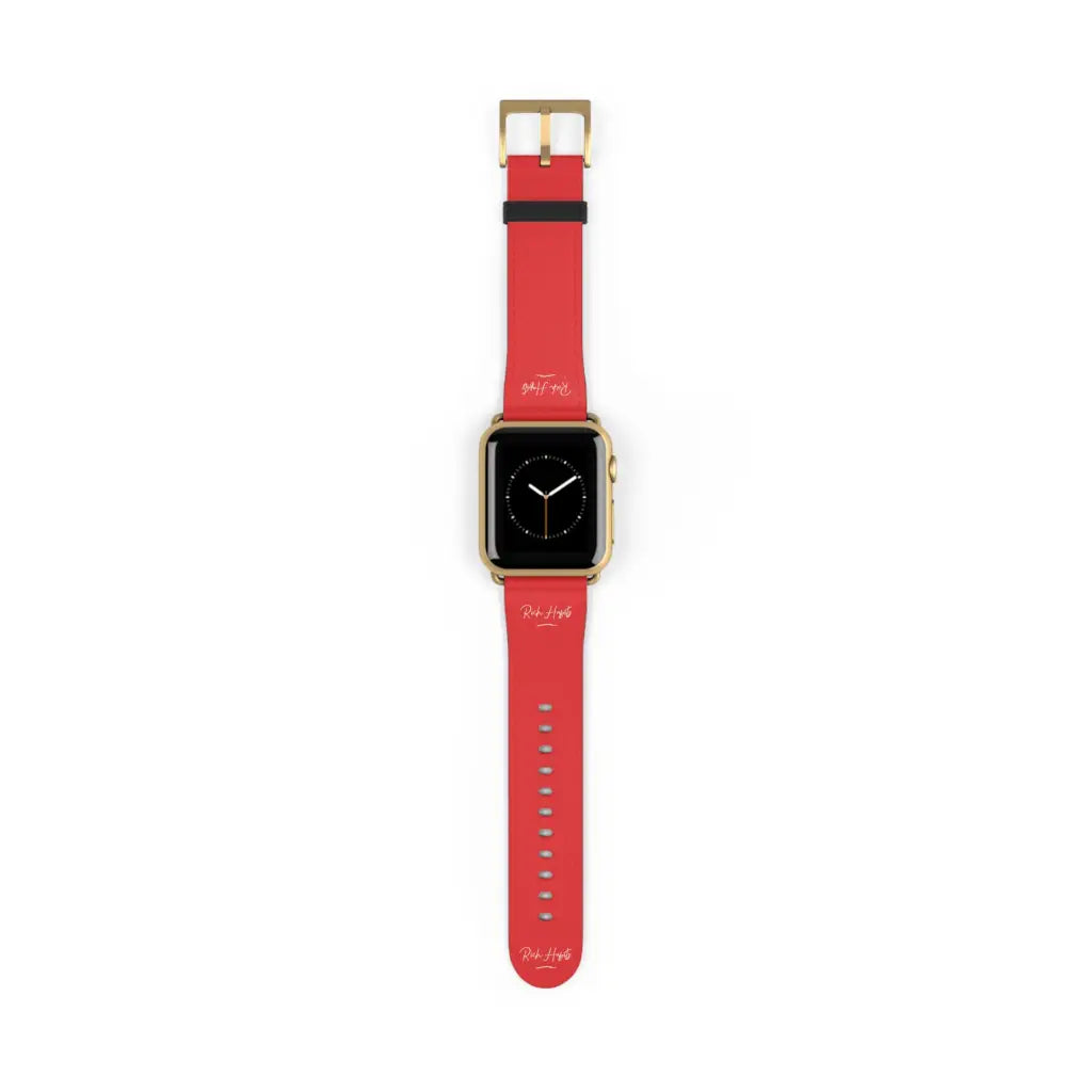 Red Watch Band - 38 - 41 mm / Gold Matte - Accessories