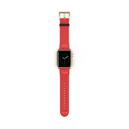 Red Watch Band - 38 - 41 mm / Gold Matte - Accessories