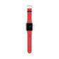 Red Watch Band - 38 - 41 mm / Silver Matte - Accessories