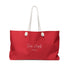 Red Weekender Bag - 24 × 13 - Bags