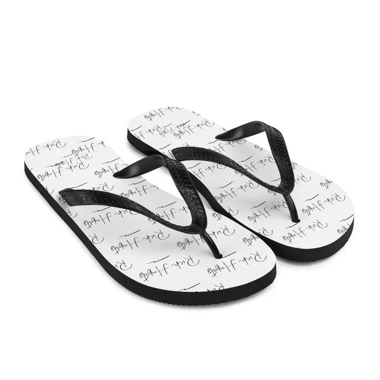 White Flip-Flops