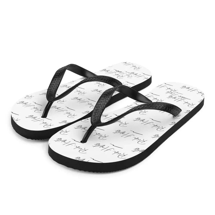 White Flip-Flops - S