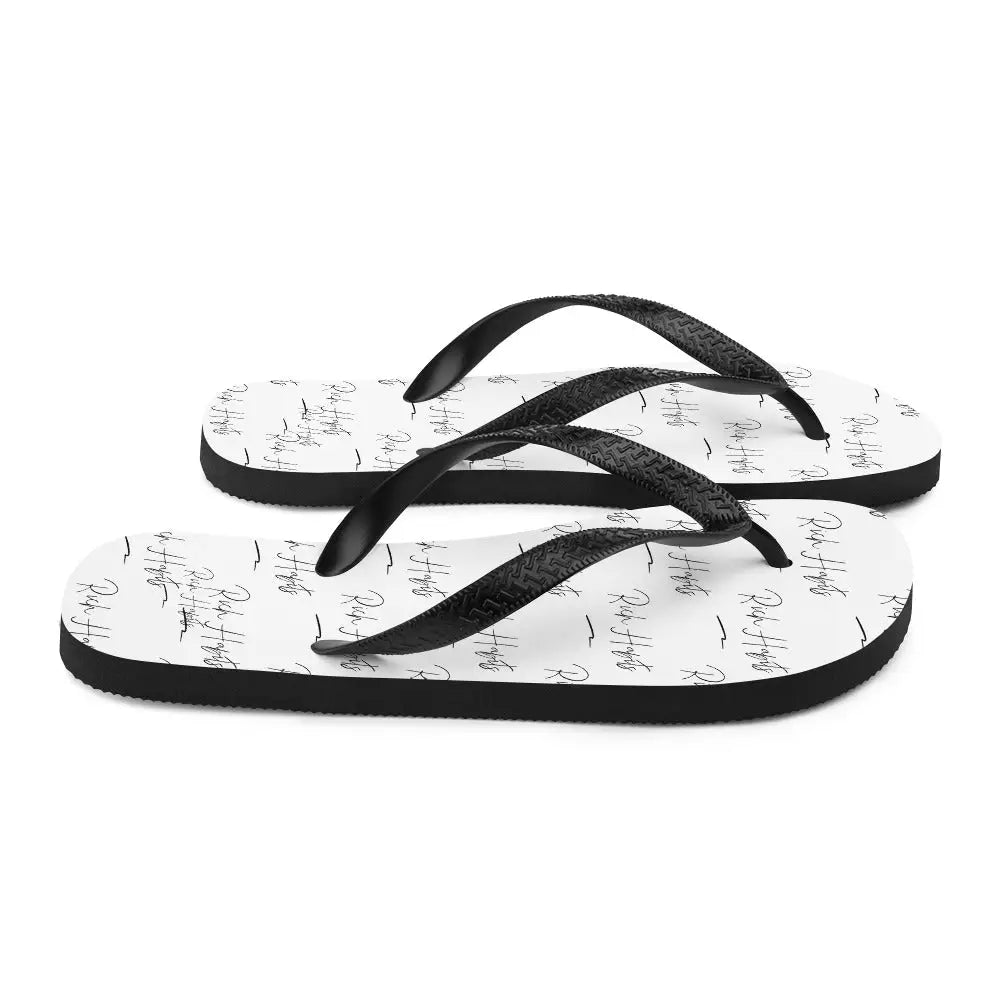 White Flip-Flops