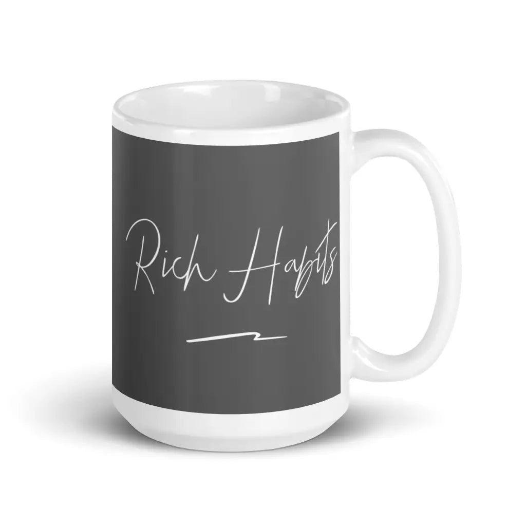 White glossy mug - 15 oz