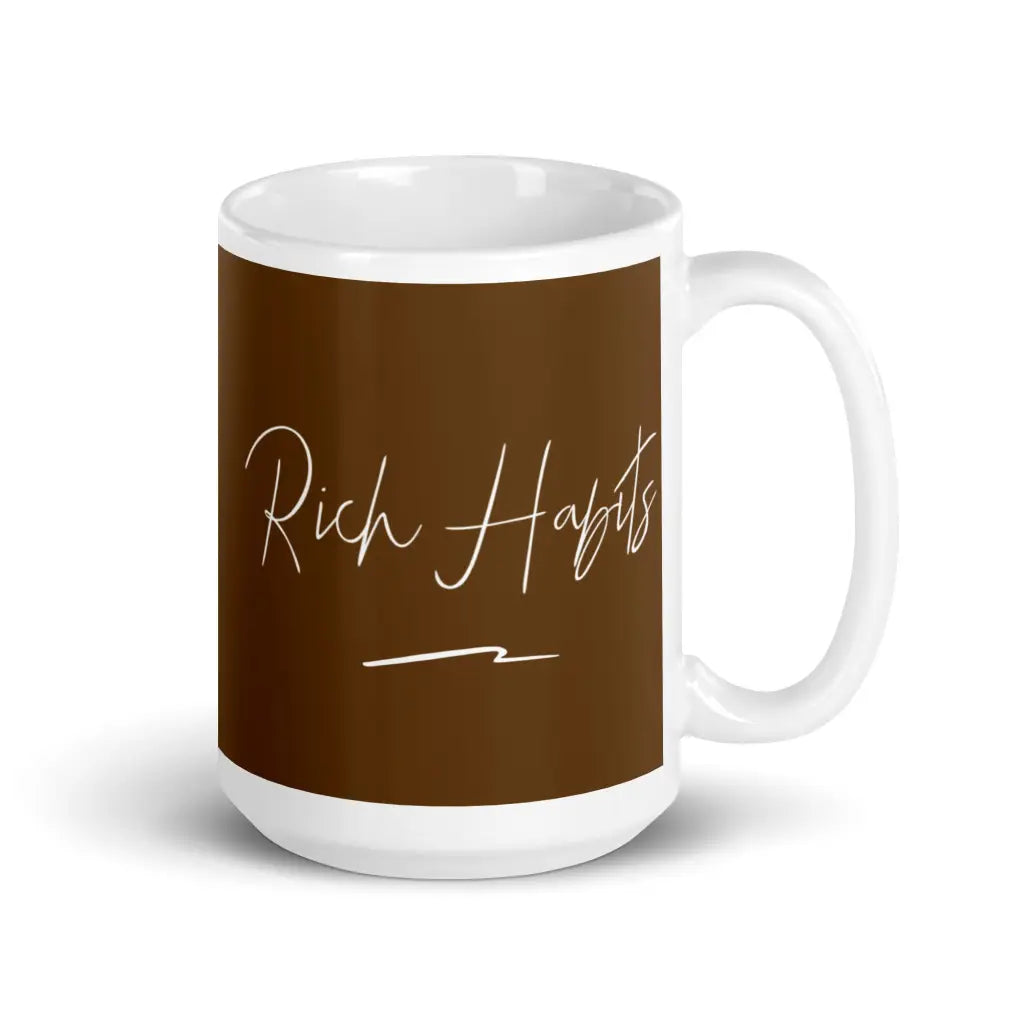 White glossy mug - 15 oz