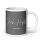 White glossy mug - 20 oz